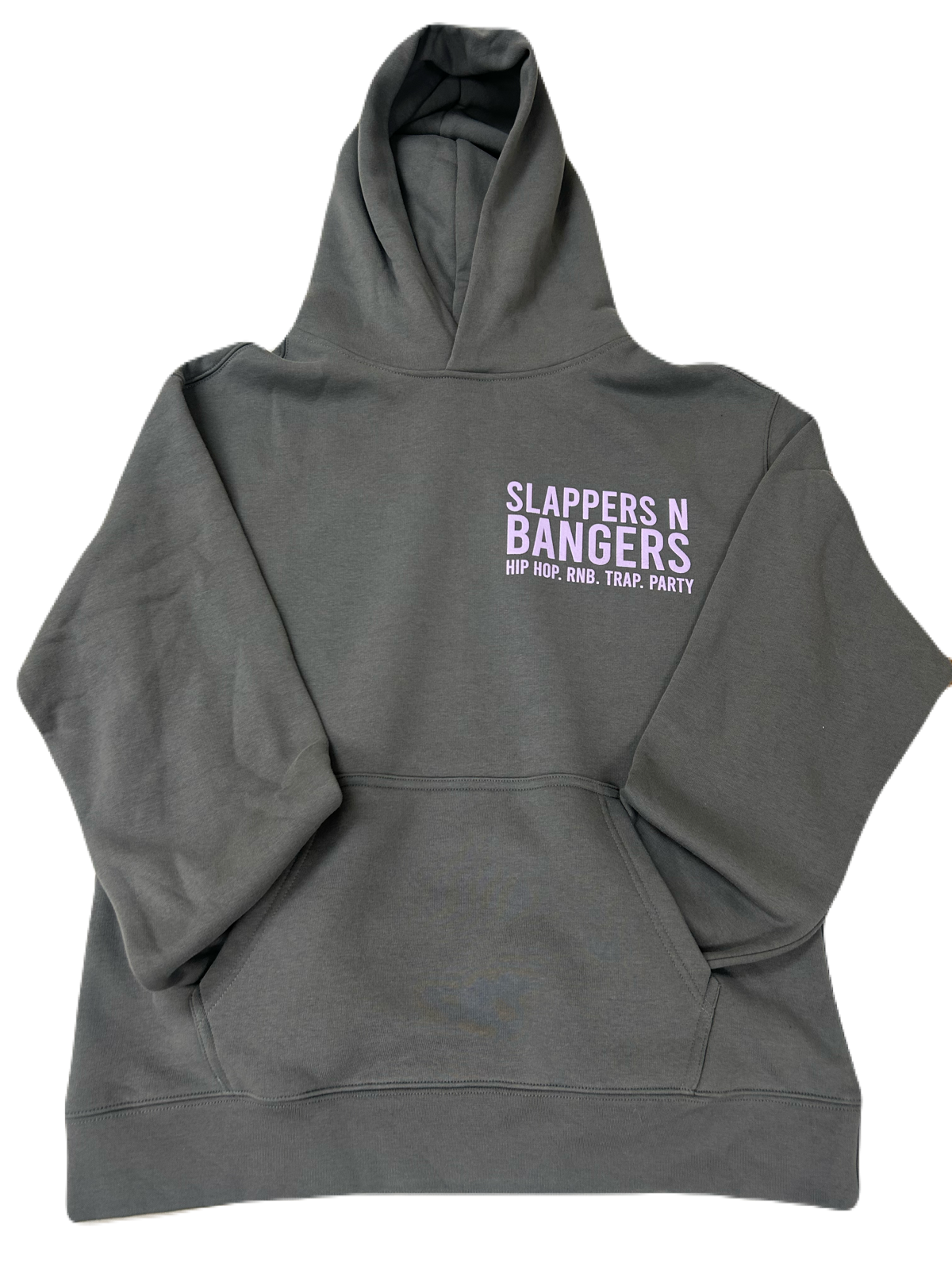 Slappers n' Bangers Gray Bubble Hoodie