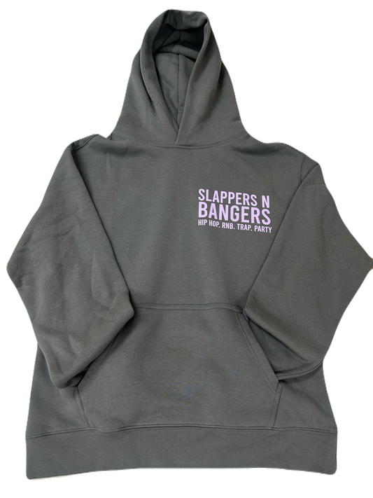 Slappers n' Bangers Gray Bubble Hoodie