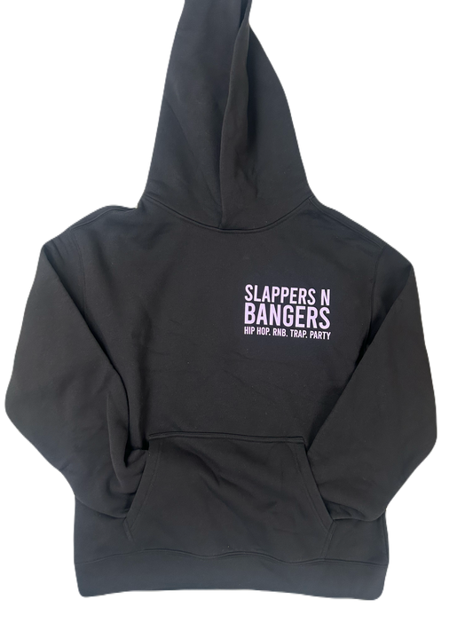 Slappers n' Bangers Black Bubble Hoodie