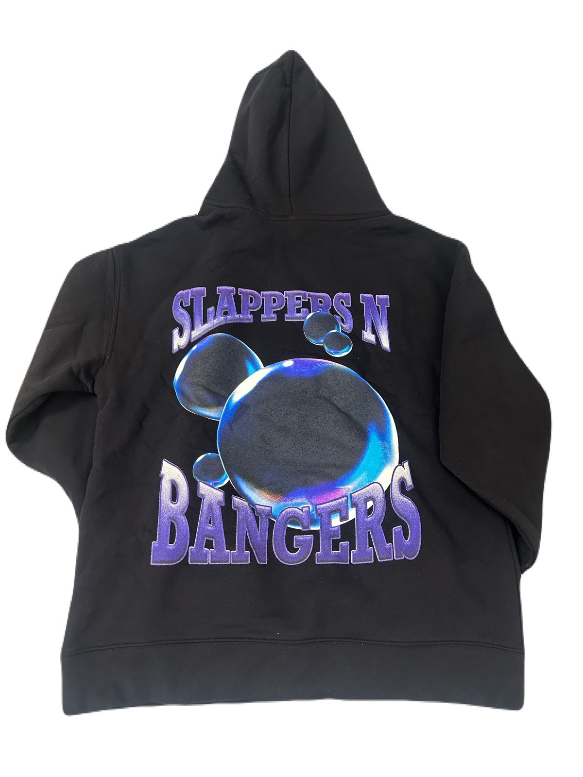 Slappers n' Bangers Black Bubble Hoodie
