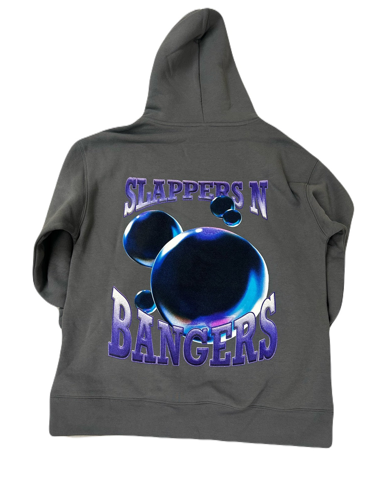 Slappers n' Bangers Gray Bubble Hoodie